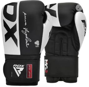 BOXING GLOVES REX F4 MAROON/BLUE-12oz (Color: Black, size: 12oz)