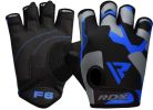 GYM GLOVES SUMBLIMATION F6 BLUE-L