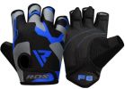 GYM GLOVES SUMBLIMATION F6 BLUE-L