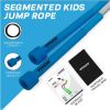 SKIPPING ROPE KIDS SEGMENTED ADJUSTABLE DARK BLUE-10FT (15701)