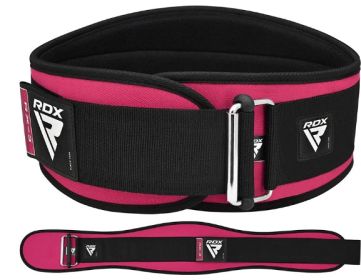 WEIGHT LIFTING BELT EVA CURVE RX3 SHARP PINK-M (Color: Pink, size: M)