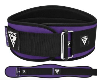 WEIGHT LIFTING BELT EVA CURVE RX3 SHARP PINK-S (Color: Purple, size: S)