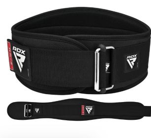 WEIGHT LIFTING BELT EVA CURVE RX3 BLUE-XL (Color: Black, size: XL)