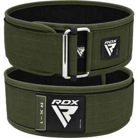 WEIGHT LIFTING STRAP BELT RX1 BLUE-XL (Color: ArmyGreen)