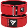 WEIGHT LIFTING STRAP BELT RX1 RED-XL