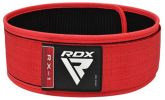 WEIGHT LIFTING STRAP BELT RX1 RED-XL