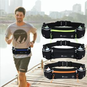 Outdoor Sports Fanny Pack Tight-fitting Light Weight Multifunctional Fitness Kettle Bag Waterproof Running Fanny Pack For Mobile Phone (Color: Green)