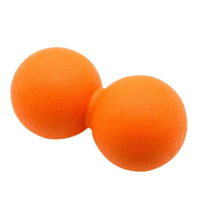 Peanut Yoga Massage Ball; Trigger Point Ball; Fascia Release; Foot TPE Trigger Point Therapy Balls (Color: Orange)