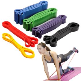 Elastic Resistance Band: Exercise Expander Stretch Fitness Rubber Band; Pull Up Assist Bands For Training Pilates Home Gym Workout (Color: Green)