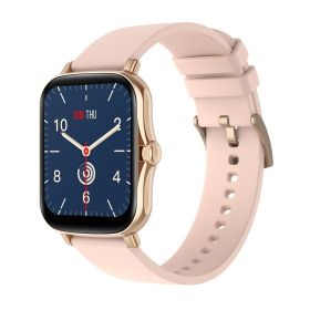 Smart Watch Heart Rate Sleep Monitoring Sports Bracelet (Color: GOLD)