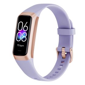 Women's smart sports bracelet blood oxygen heart rate multifunction watch (Color: 550D-purple)