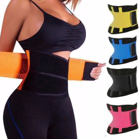 Waist Trainers for Men Women Waist Trimmers Workout Sweat Band Belt for Back Stomach Support (Color: Fuchsia, size: M)