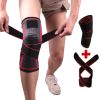 Knee Sleeve Fit Support - for Sports,Joint Pain and Arthritis Relief, Improved Circulation Compression - Single