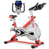 Indoor Cycling Professional Fitness Cycling Exercise Bike With LCD Monitor