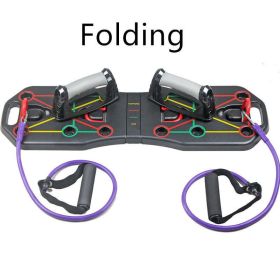 Push-up Board Bracket Fitness Equipment Home (Color: Foldable board with drawstring)