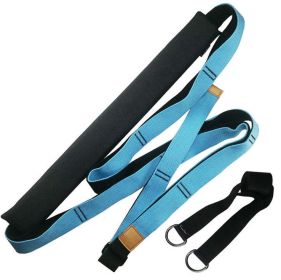 Yoga Strap Exercise Gym Belt (Specification: Blue 3.8 cm)