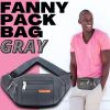 Sling Shoulder Travel Sport Pouch Unisex Fanny Pack Belt Waist Bag