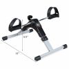 Indoor Under Desk Arms Legs Folding Pedal Exercise Bike With Electronic Display